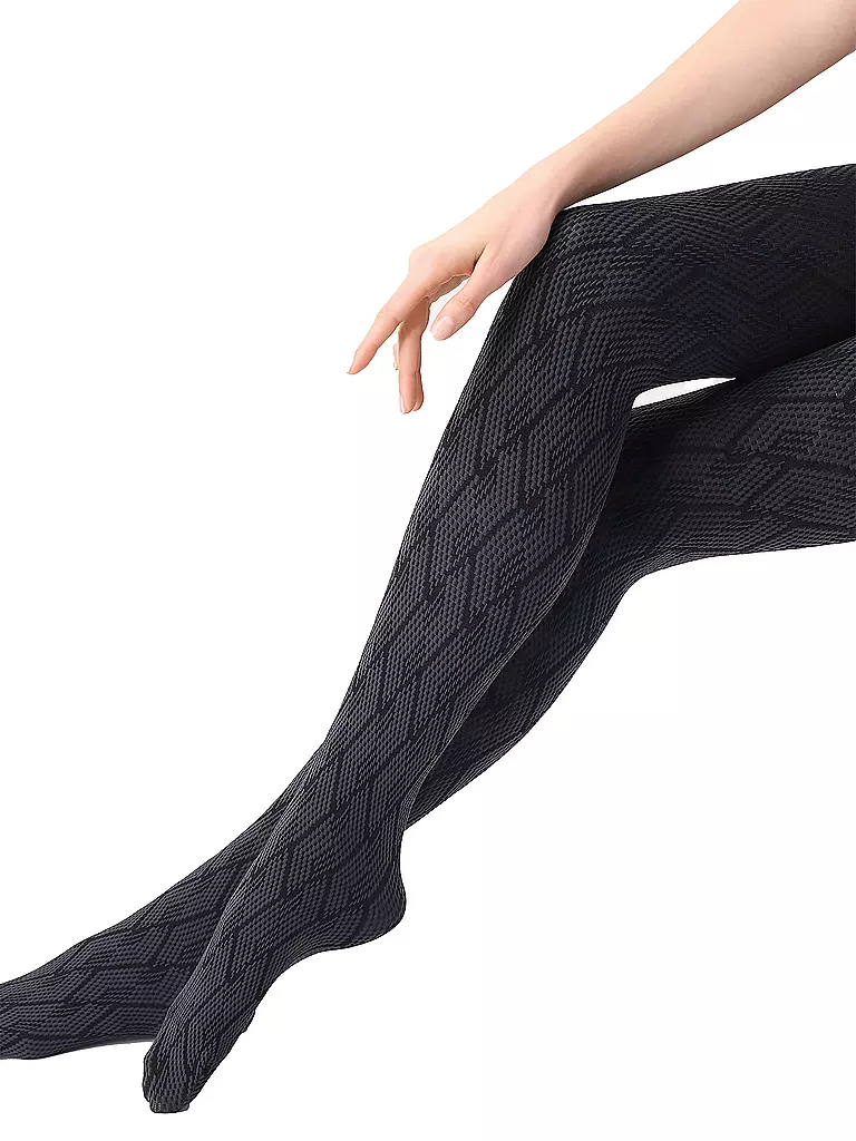 OROBLU | Collant alla moda JACQUARD DESIGN 60 DEN grigio | Grigio