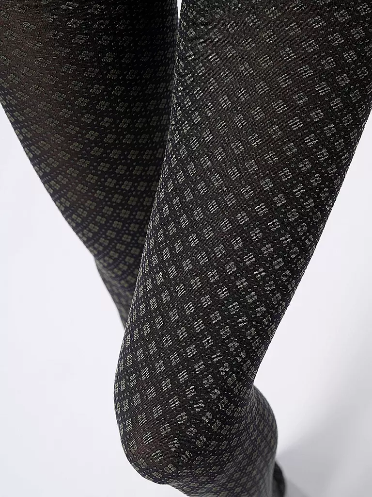 OROBLU | Collant alla moda TIE PATTERN 50 black / military | 
