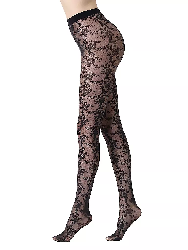 OROBLU | Modestrumpfhose SENSUEL LACE black | Nero