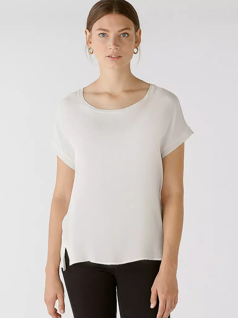 OUÍ | Blusa-camicia | Bianco