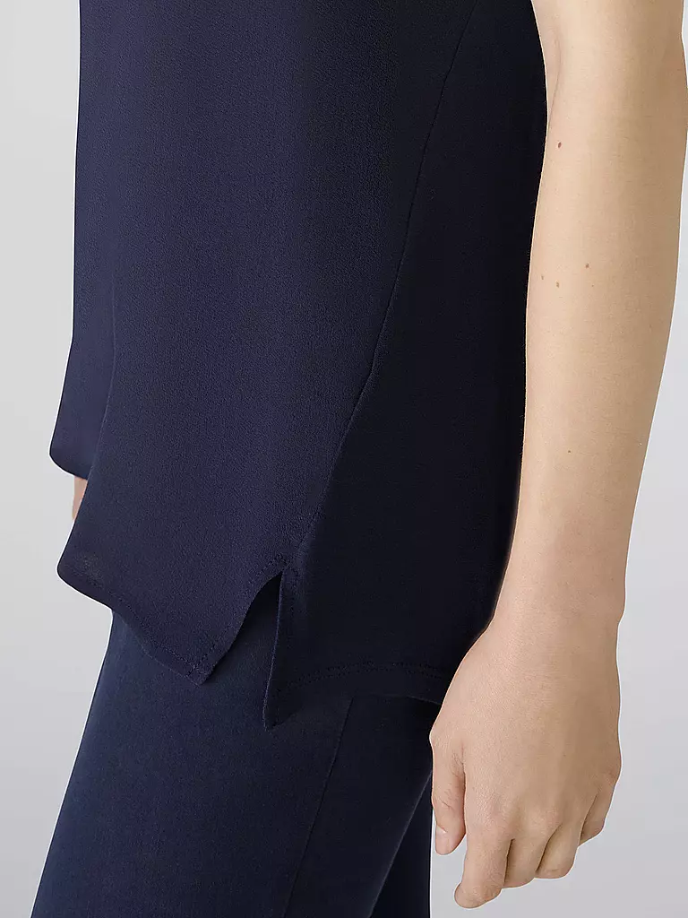 OUÍ | Blusa-camicia | Blu scuro