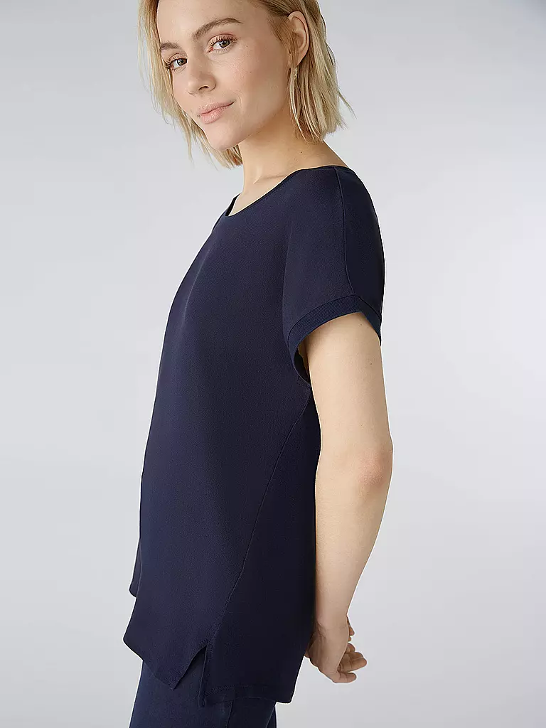 OUÍ | Blusa-camicia | Blu scuro