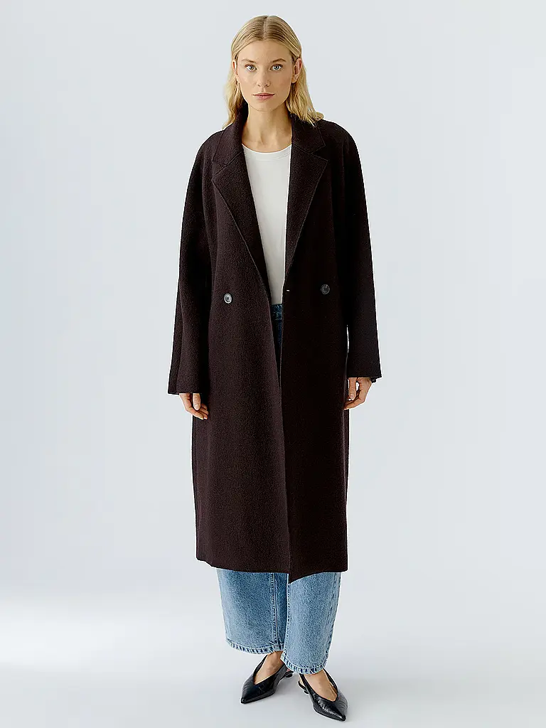 OUÍ | Cappotto di lana | Marrone
