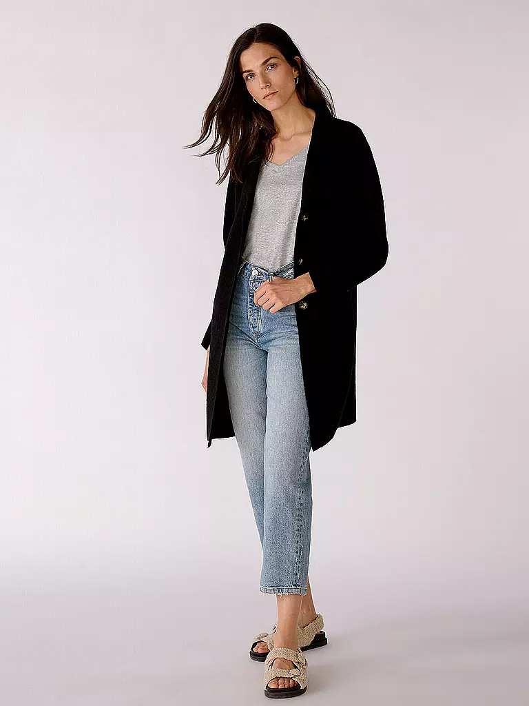 OUÍ | Cappotto di lana | Nero
