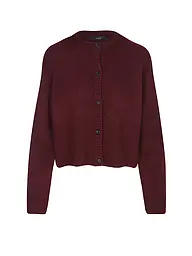OUÍ | Cardigan ILAYA | Rosso scuro