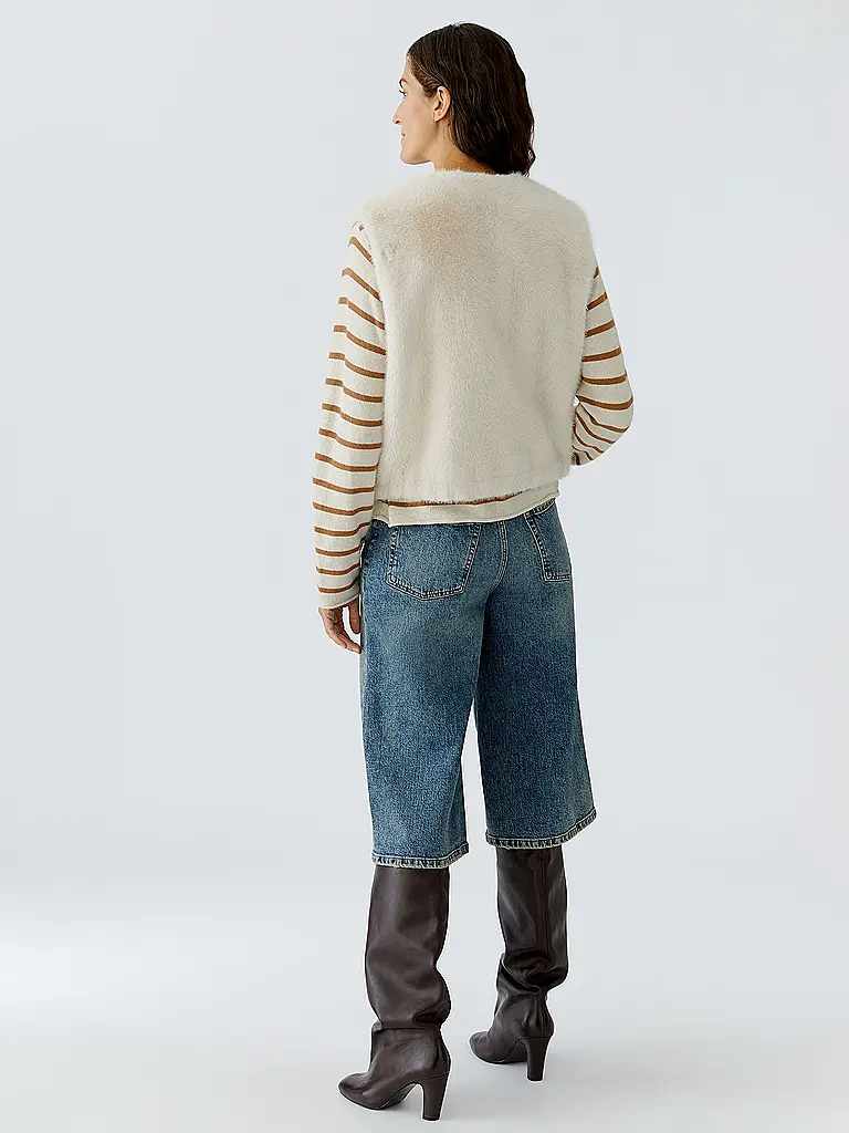 OUÍ | Gilet effetto pelliccia |