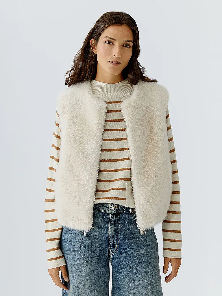 OUÍ | Gilet effetto pelliccia |