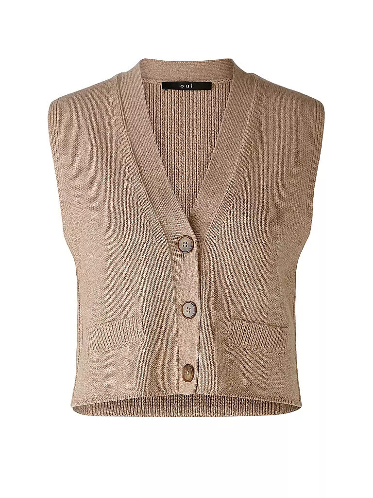 OUÍ | Gilet | Beige