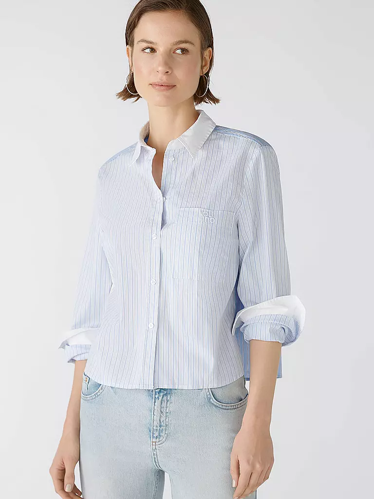 OUÍ | Hemdbluse | Blu chiaro