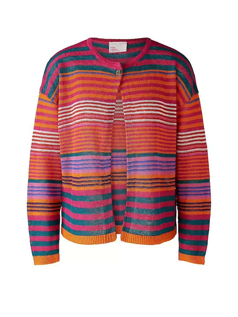 OUÍ | Leinen Strickjacke | Multicolore