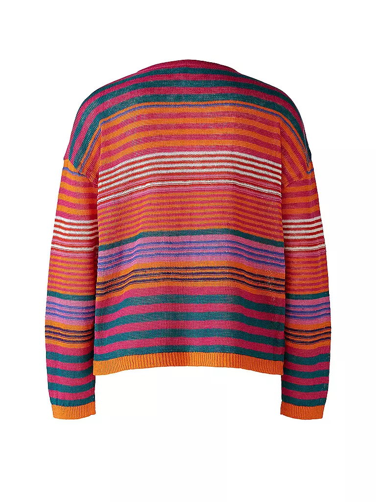 OUÍ | Leinen Strickjacke | Multicolore