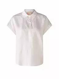 OUÍ | Leinenbluse | Bianco