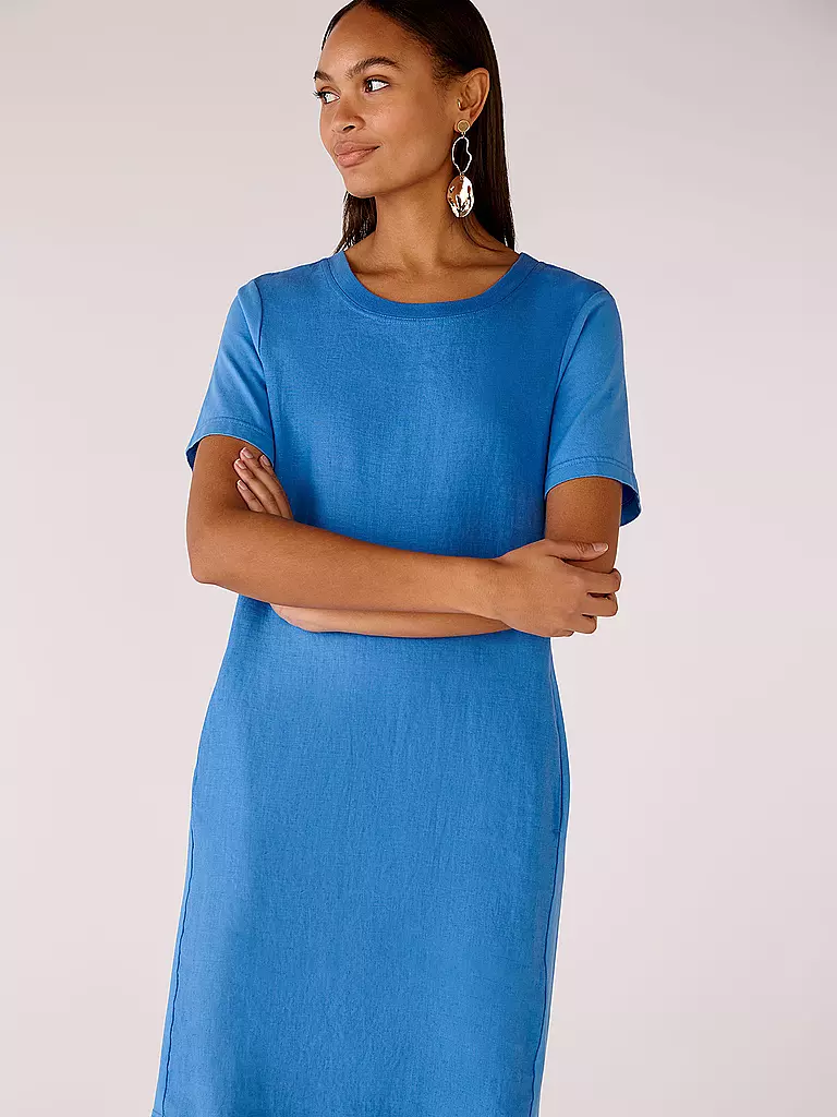 OUÍ | Leinenkleid | Blu