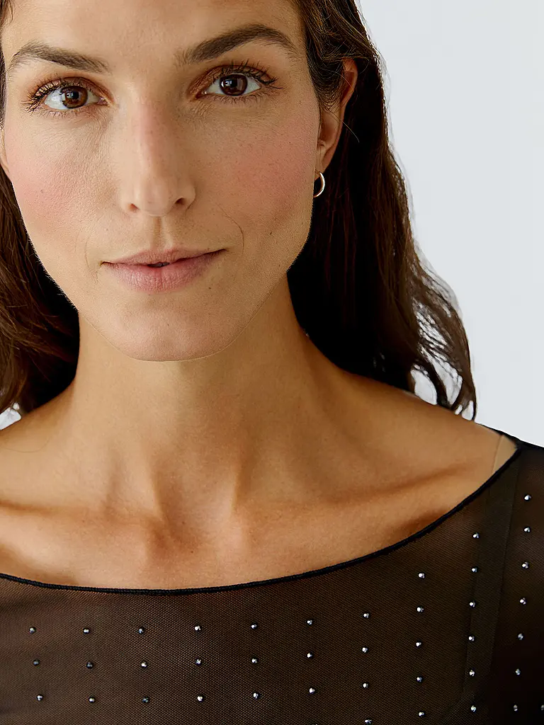 OUÍ | Maglietta a maniche lunghe
Marca: OUÍ
Colore: nero
Categorie: Moda,Donna

Lunghezza manica: Manica lunga
Scollo: Scollo a barchetta
Materiale: Jersey,Poliestere / Poliammide,Elasticizzato
Motivo: Tinta unita
Vestibilità (capispalla): Slim
Dettagli: Stra | Nero