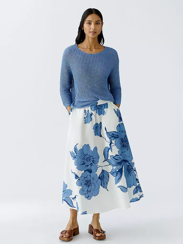 OUÍ | Midi gonna | Blu