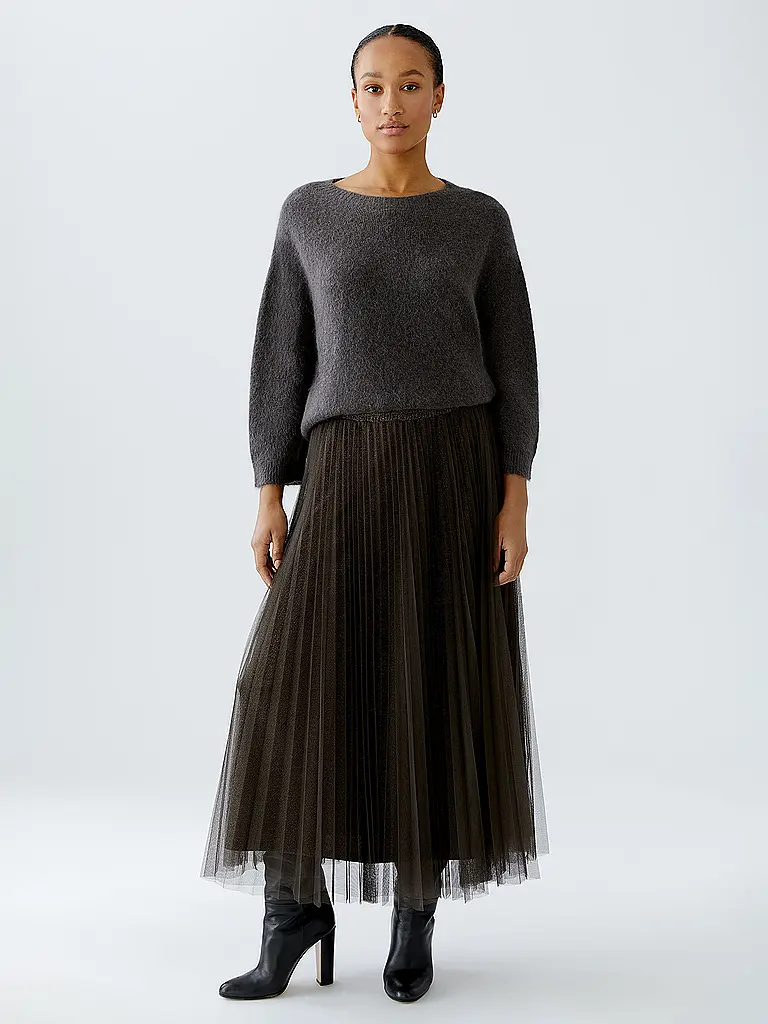 OUÍ | Midi gonna | Marrone