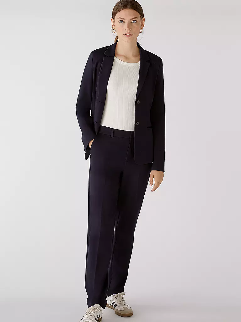 OUÍ | Pantaloni business | Blu scuro