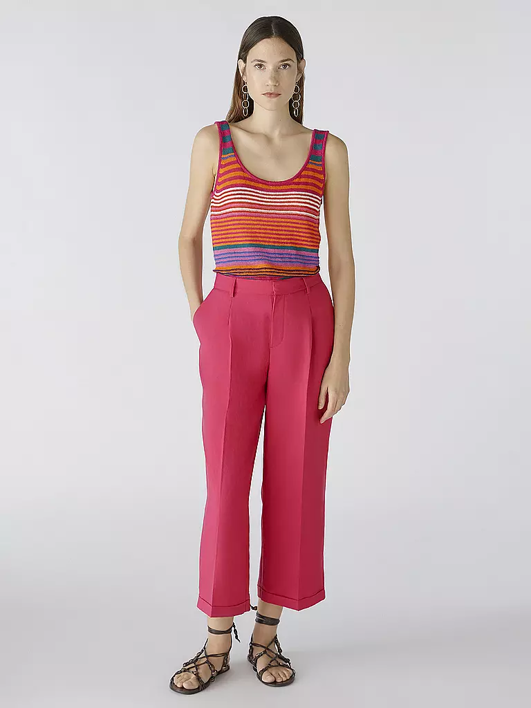 OUÍ | Pantaloni business | Fucsia