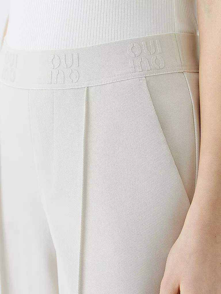 OUÍ | Pantaloni Marlene | Crema