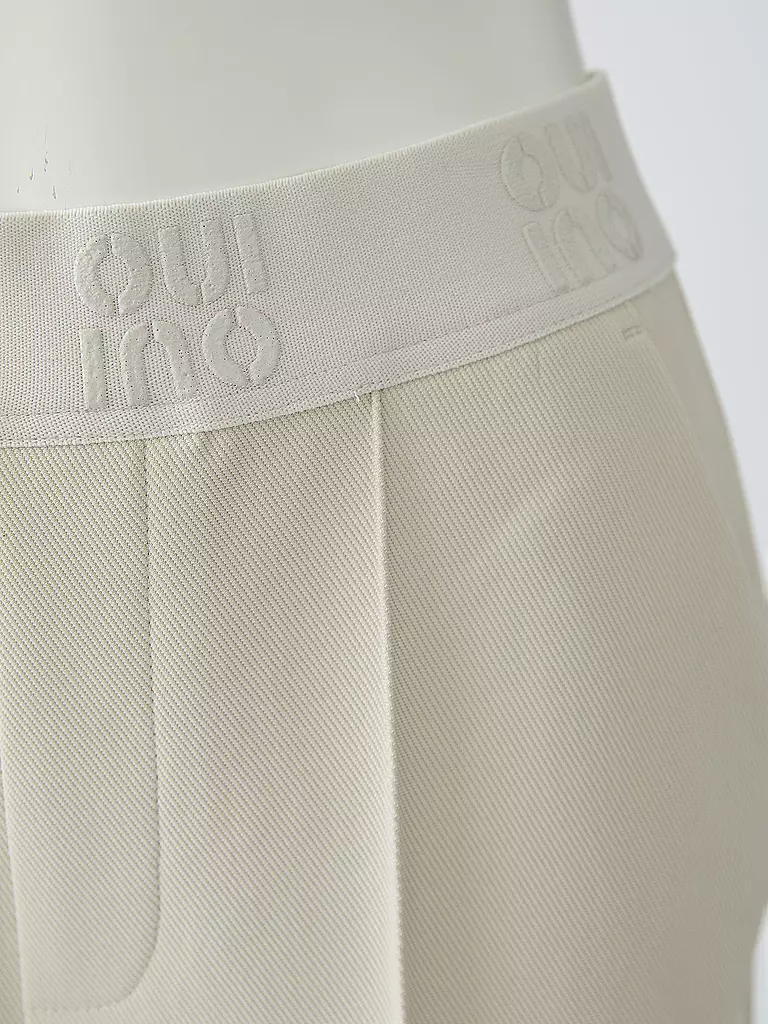 OUÍ | Pantaloni Marlene | Crema