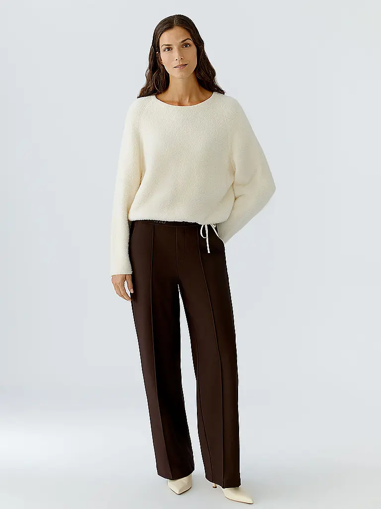 OUÍ | Pantaloni Marlene | Marrone