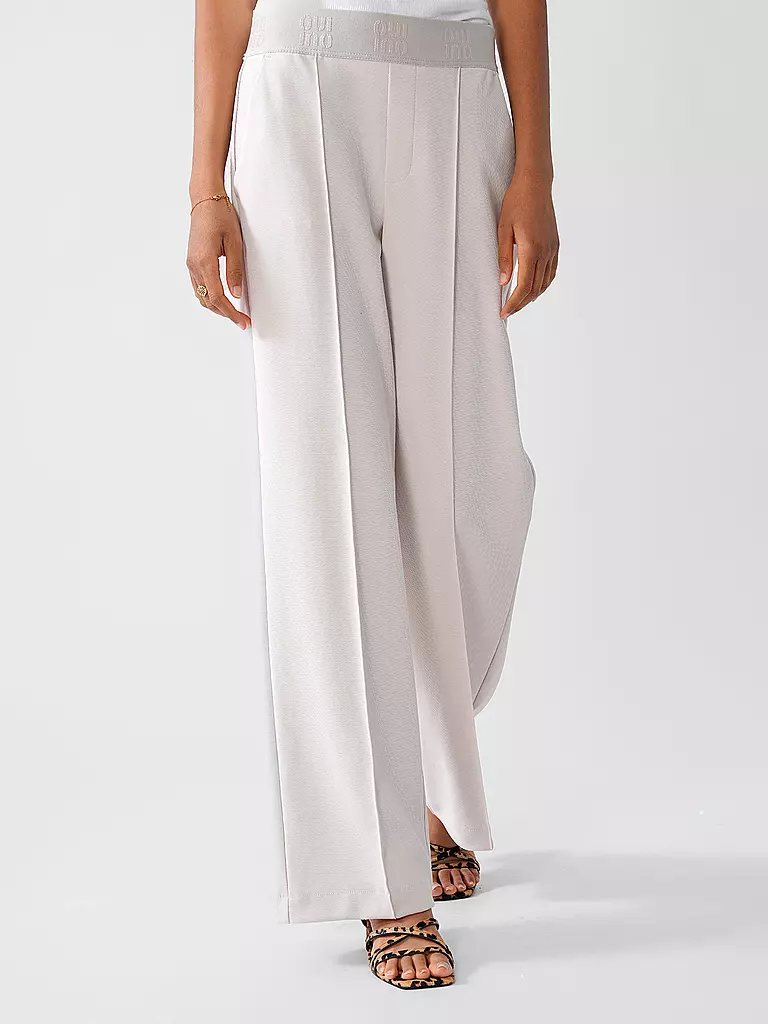 OUÍ | Pantaloni Marlene | Crema