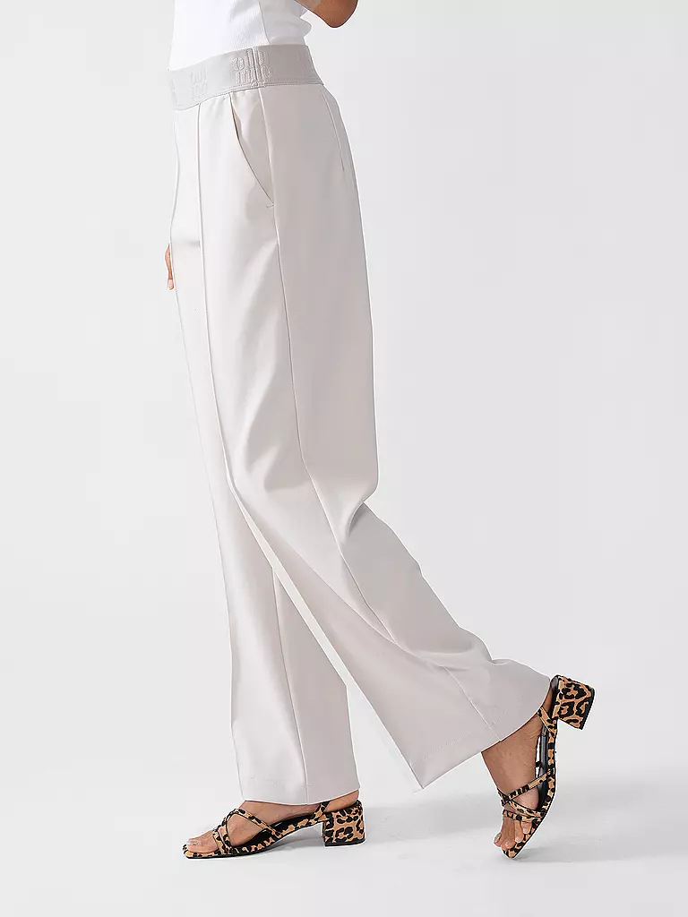 OUÍ | Pantaloni Marlene | Crema