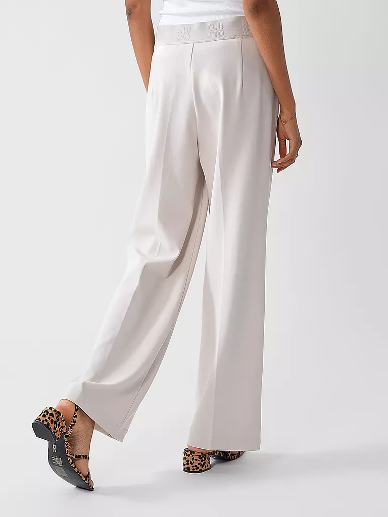OUÍ | Pantaloni Marlene | Crema