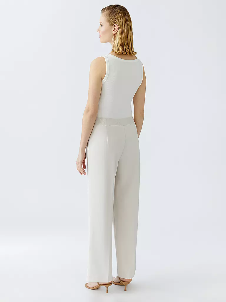 OUÍ | Pantaloni Marlene | Crema