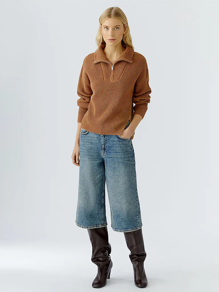 OUÍ | Pullover Troyer | Cammello