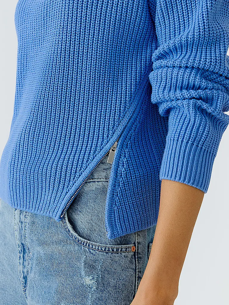 OUÍ | Pullover Troyer | Blu
