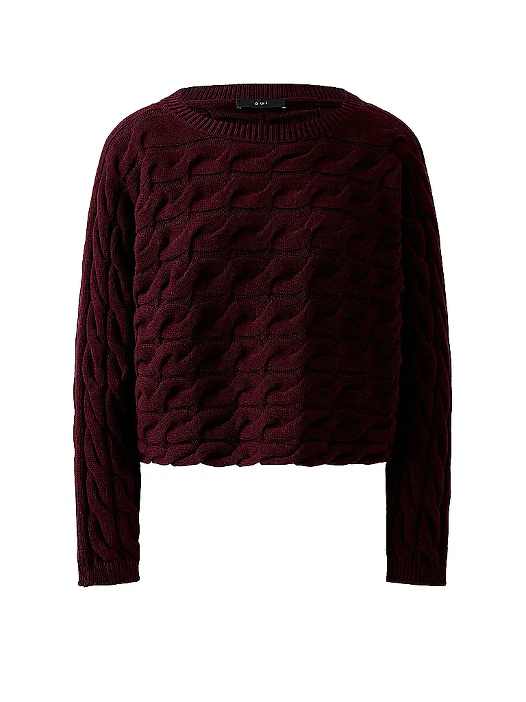 OUÍ | Pullover | Rosso scuro