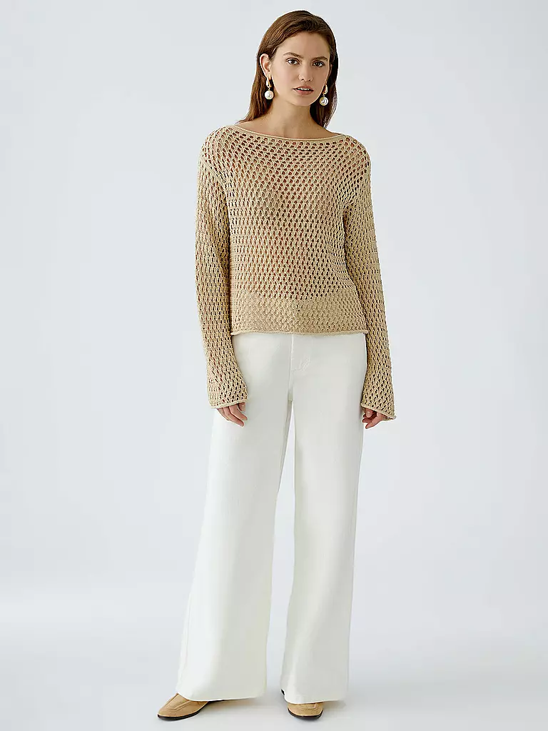 OUÍ | Pullover | Beige