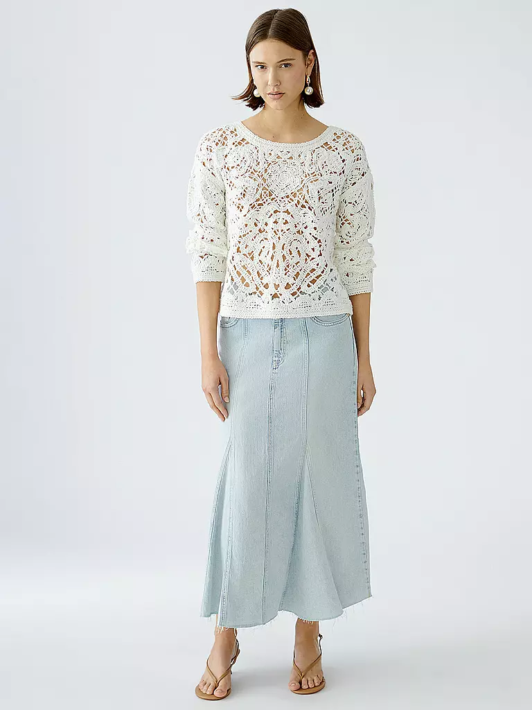 OUÍ | Pullover | Bianco