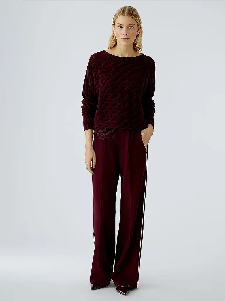 OUÍ | Pullover | Rosso scuro