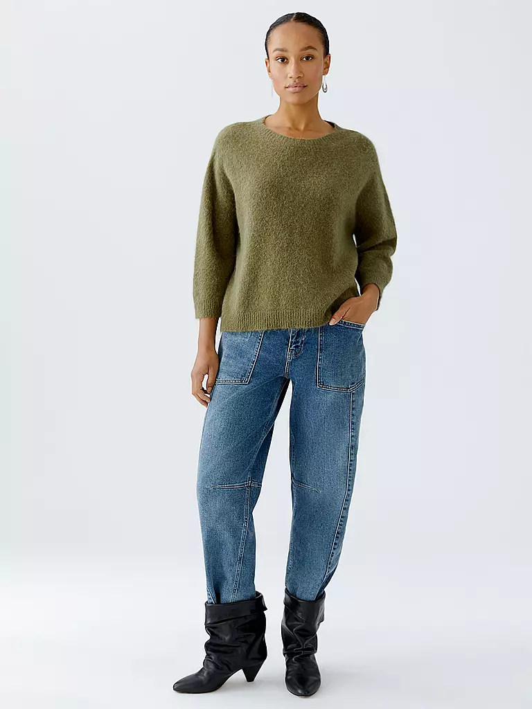 OUÍ | Pullover | Oliva