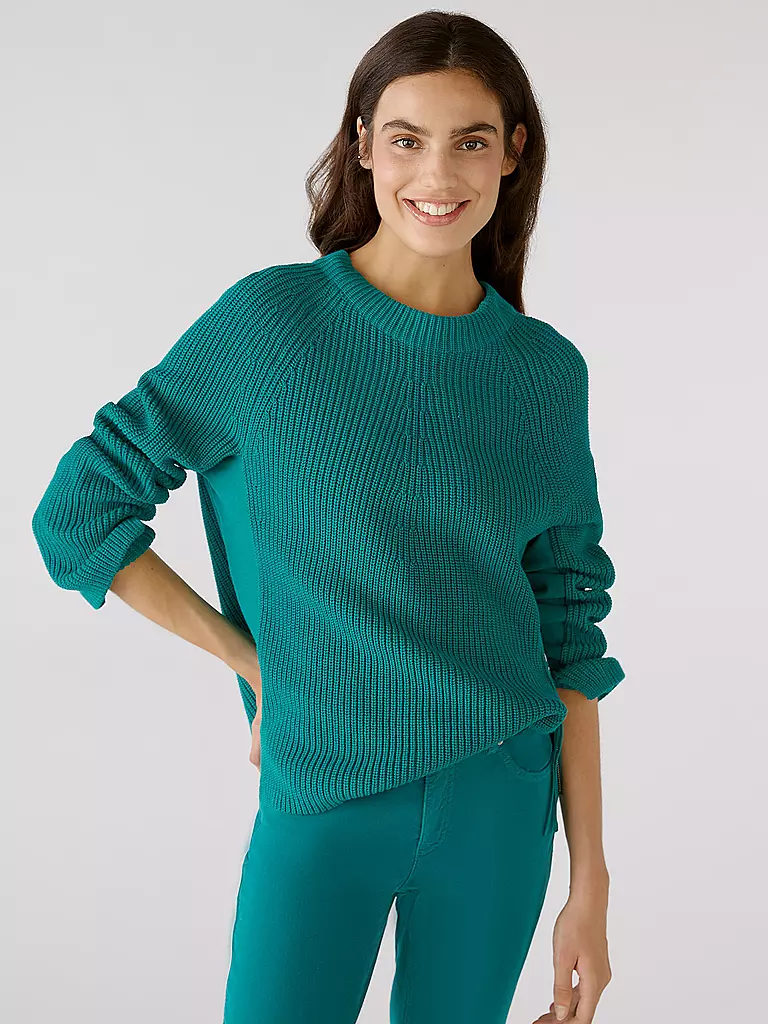 OUÍ | Pullover | Petrolio
