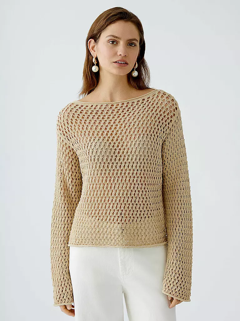 OUÍ | Pullover | Beige