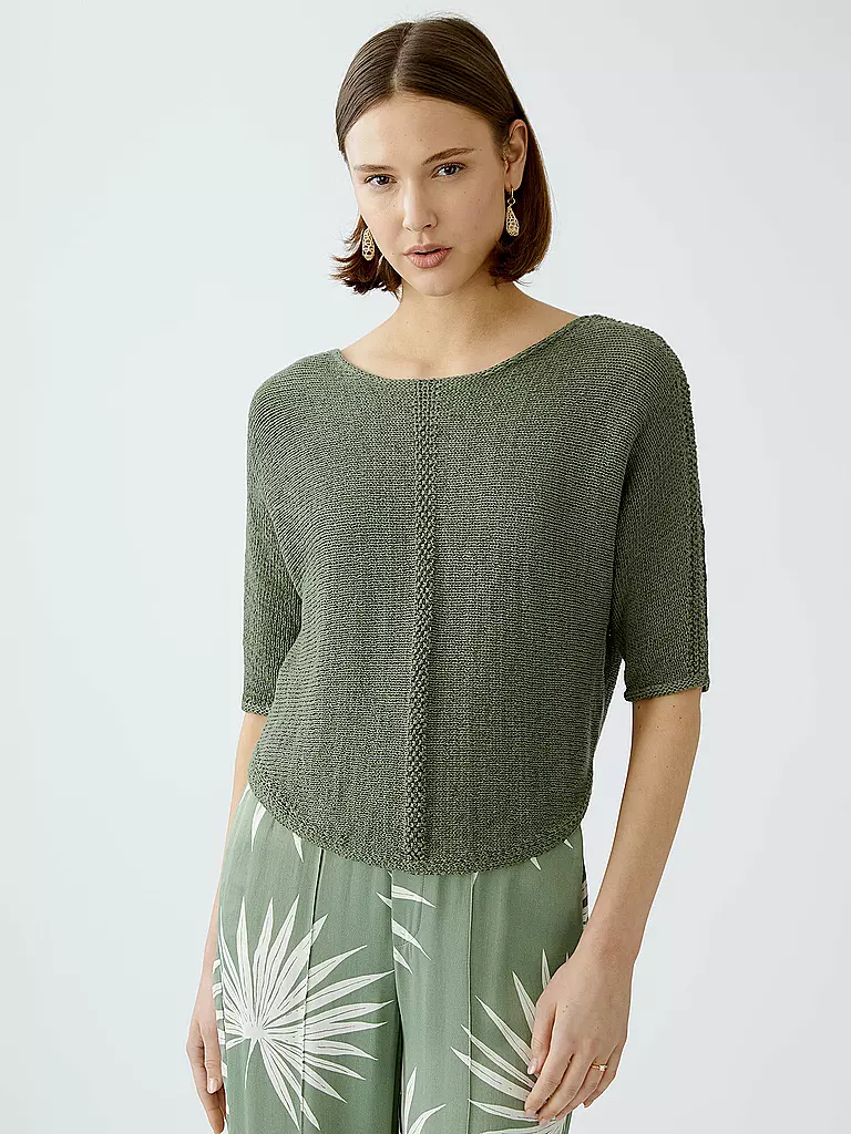 OUÍ | Pullover | Oliva
