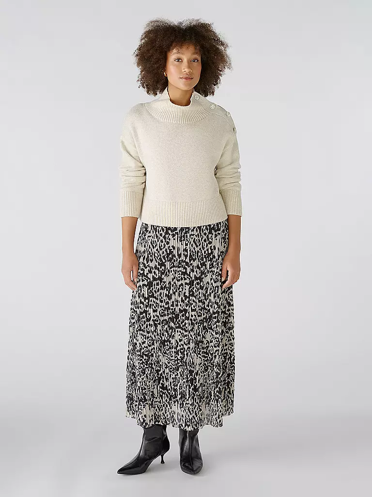 OUÍ | Rollkragenpullover | Crema