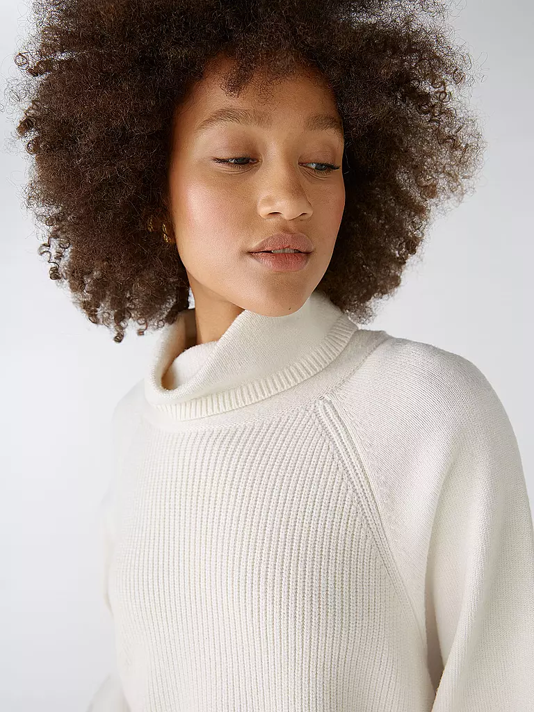 OUÍ | Rollkragenpullover | Crema