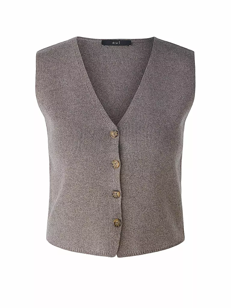 OUÍ | Strickgilet | Cammello