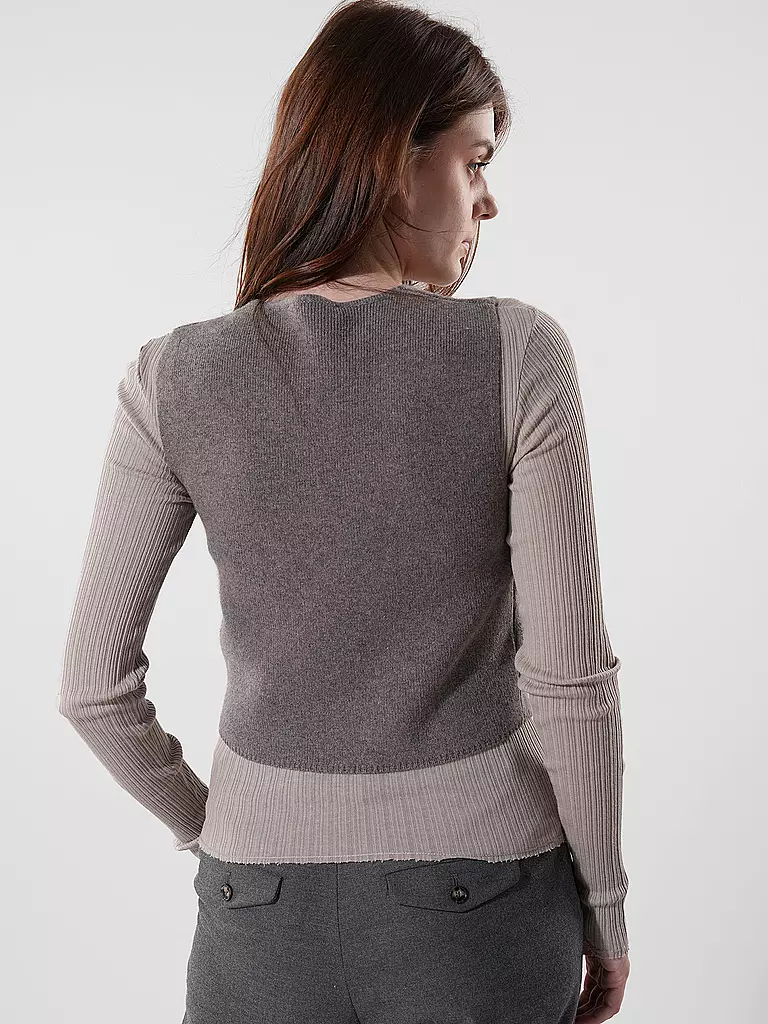 OUÍ | Strickgilet | Cammello