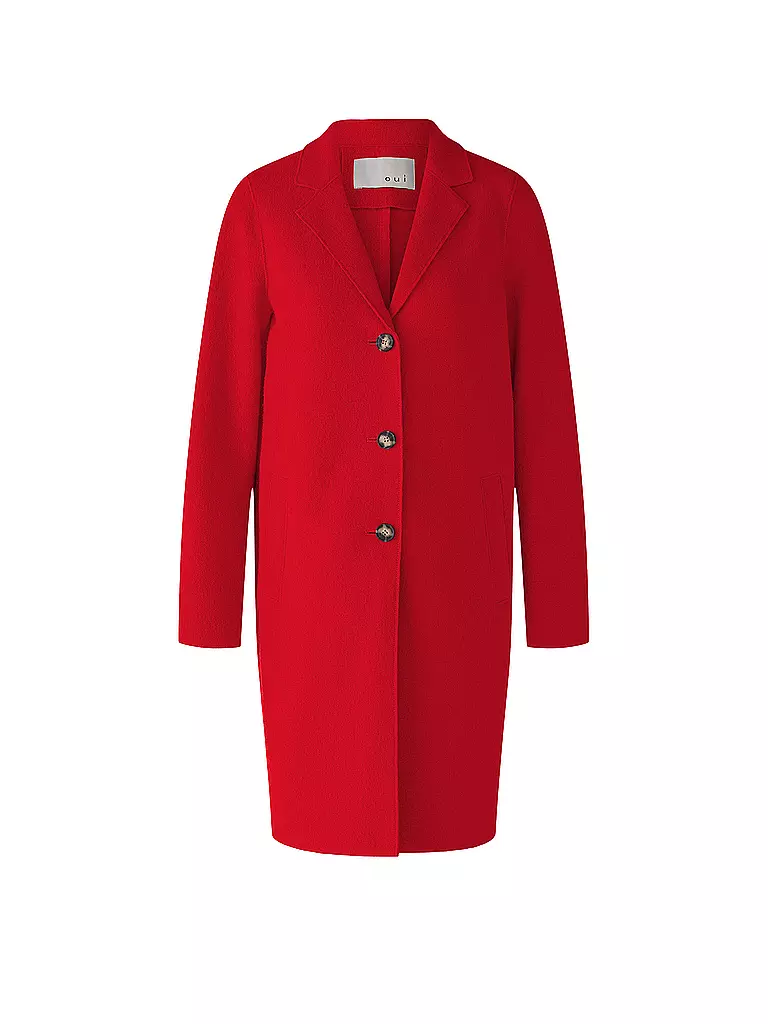 OUÍ | Wollmantel | Rosso