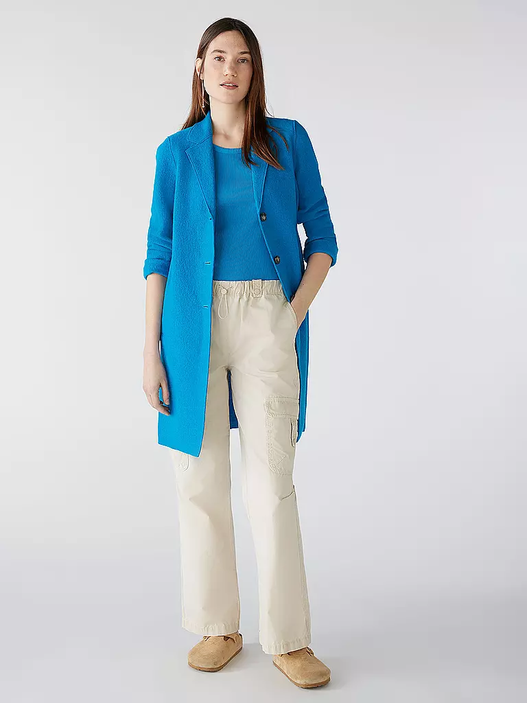 OUÍ | Wollmantel | Blu