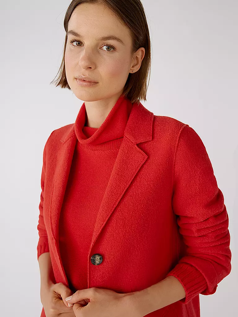 OUÍ | Wollmantel | Rosso