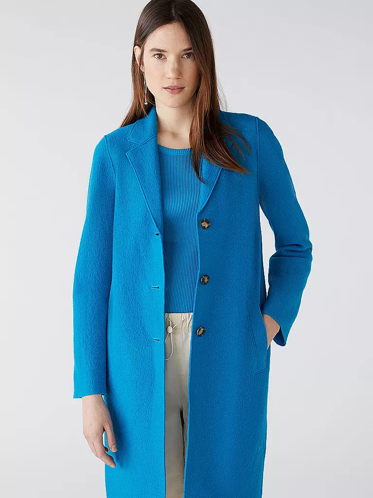 OUÍ | Wollmantel | Blu