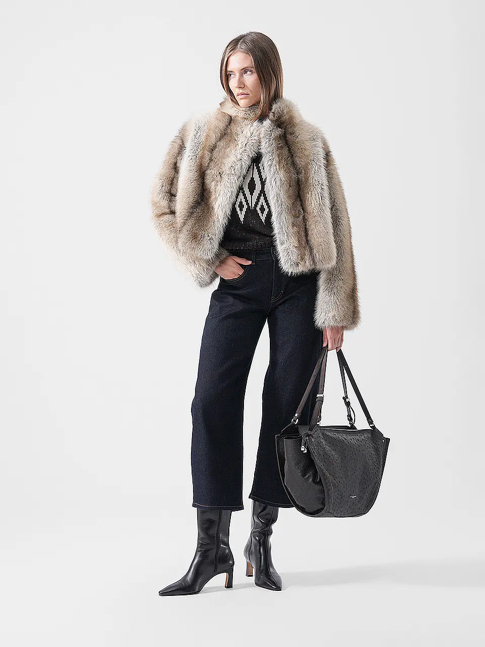 Denim x Pelliccia Sintetica