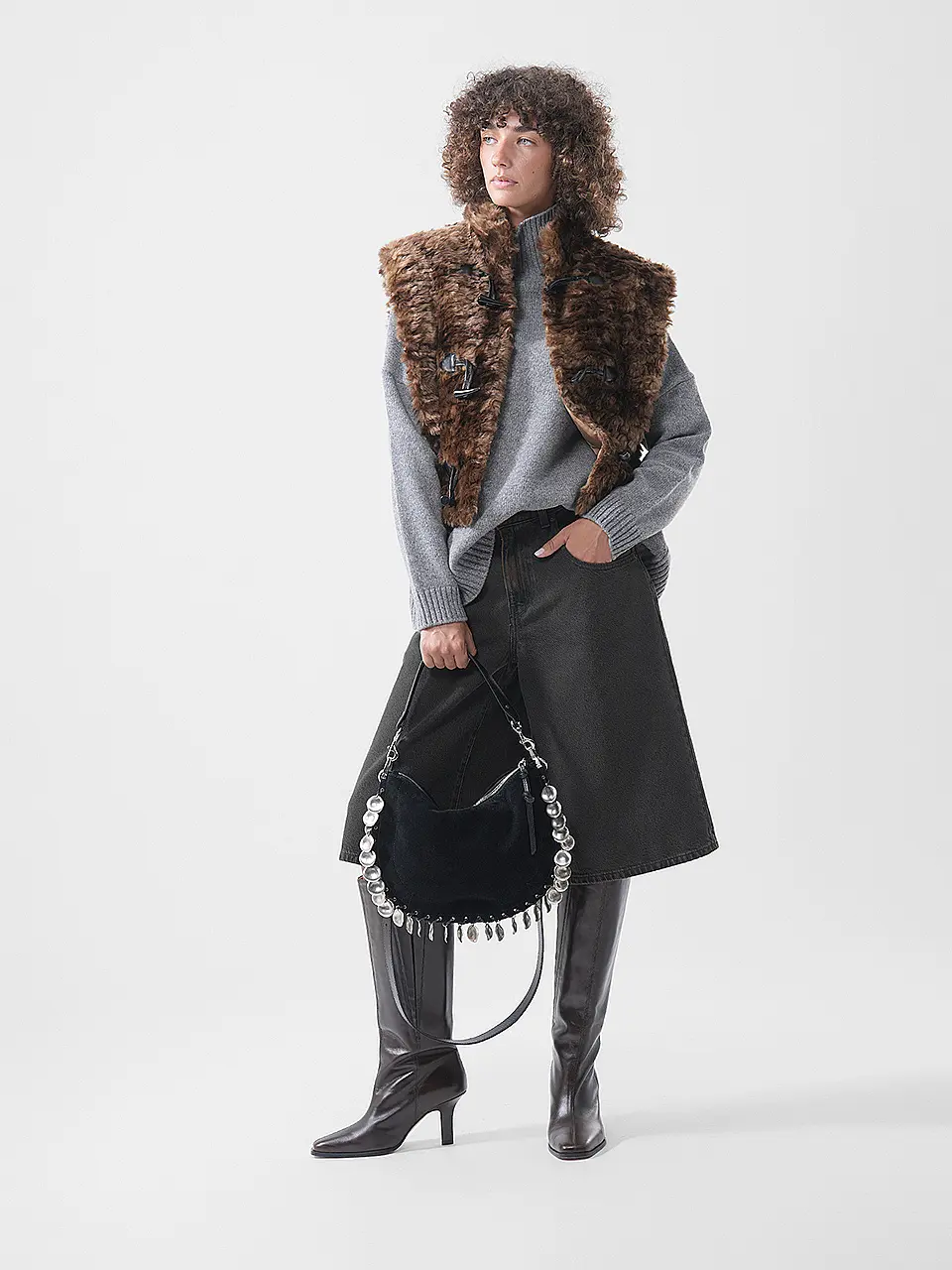 Denim x Pelliccia Sintetica