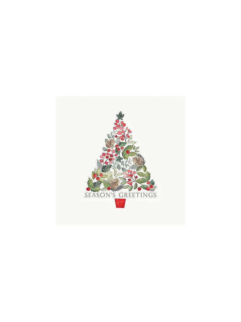 PAPER-PRODUCTS | Servietten natalizie 25x25 cm | Beige